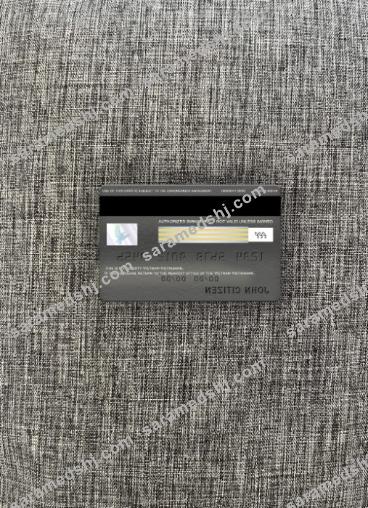 Vietnam Vietinbank visa signature card photolook back